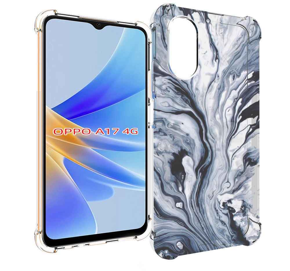 

Чехол MyPads серая краска для OPPO A17, Прозрачный, Tocco