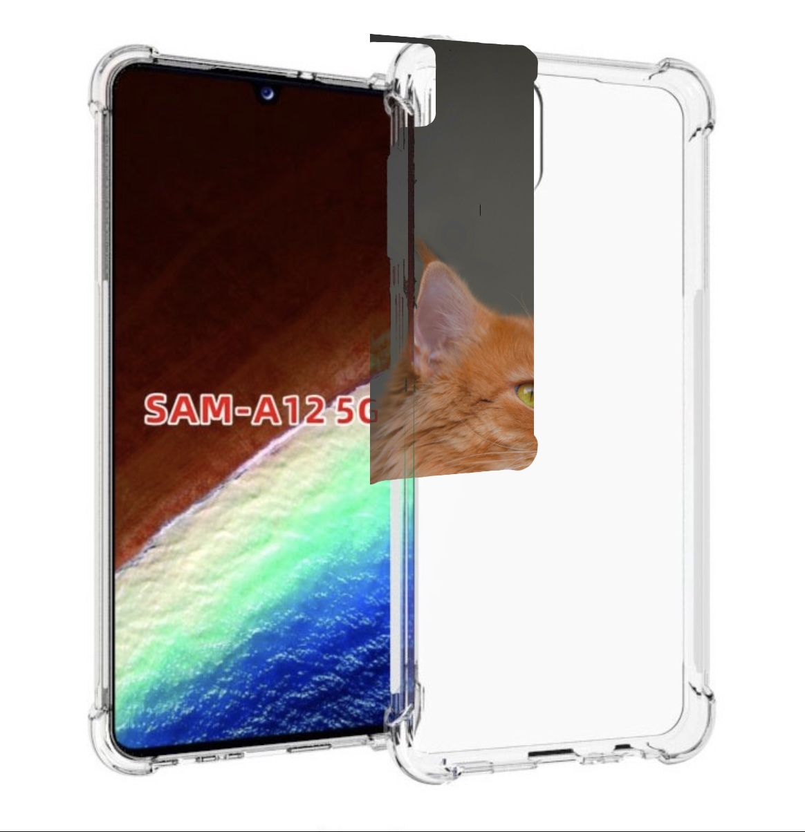 фото Чехол mypads кошка меи?н кун 1 для samsung galaxy a12 (sm-a125f) 2020/21