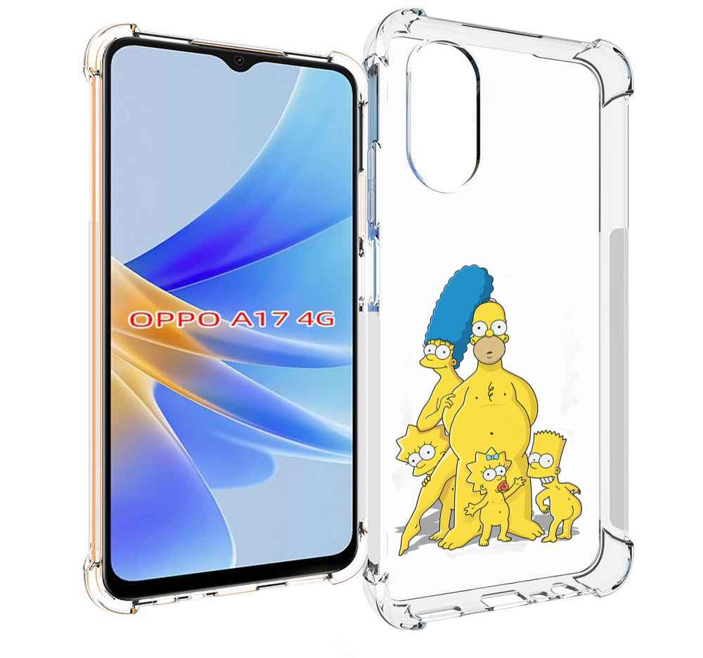 

Чехол MyPads семья-симпсонов для OPPO A17, Прозрачный, Tocco