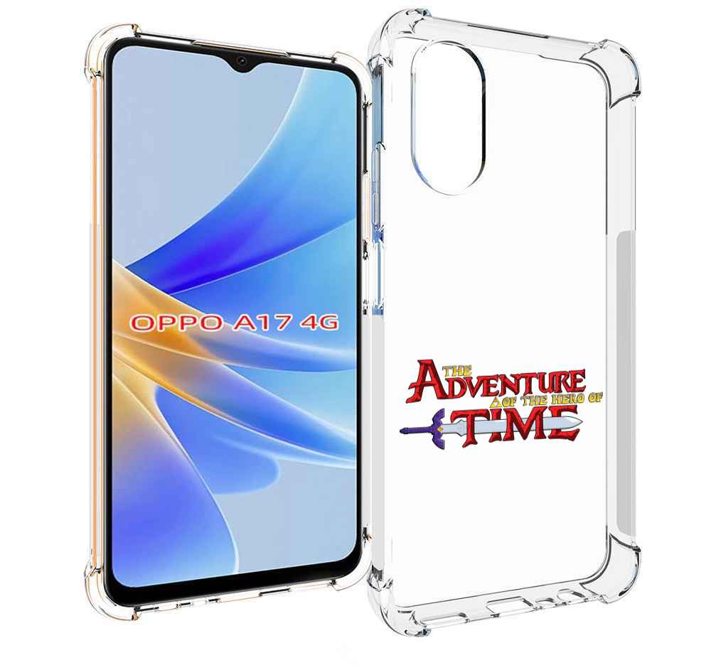

Чехол MyPads время приключений логотип для OPPO A17, Прозрачный, Tocco