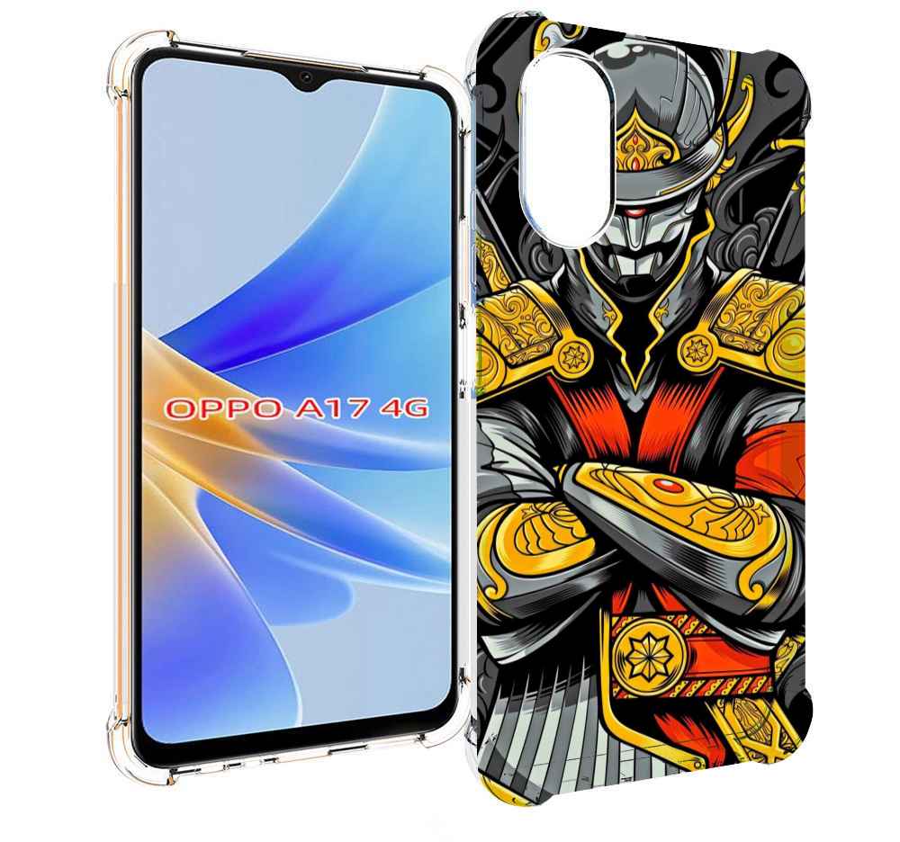 

Чехол MyPads самурай для OPPO A17, Прозрачный, Tocco