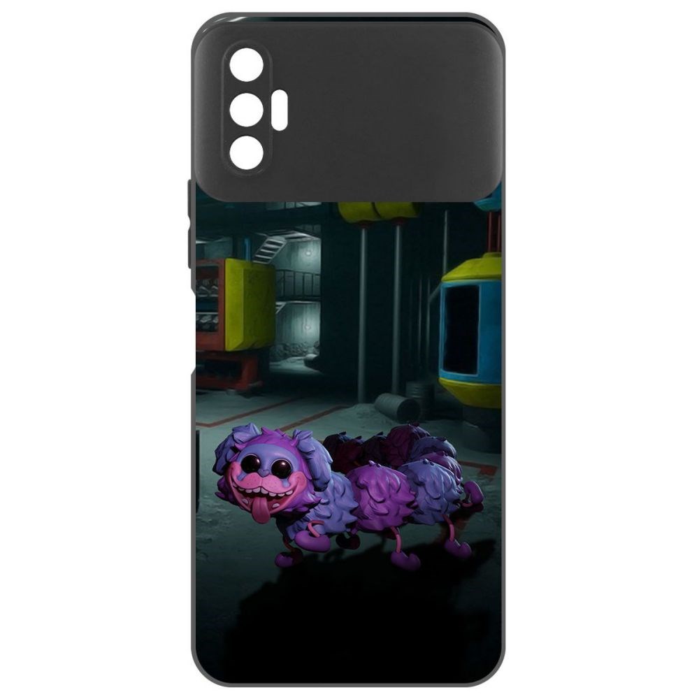 

Чехол-накладка Софт Хаги Ваги - Пи Джей Мопс-О-Гусеница для Tecno Spark 8P, Черный
