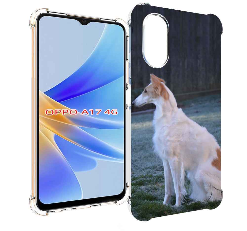 

Чехол MyPads русская псовая борзая для OPPO A17, Прозрачный, Tocco