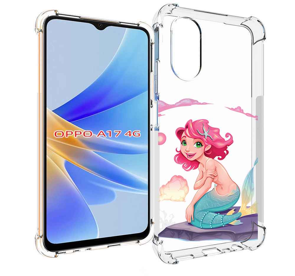 

Чехол MyPads русалочка для OPPO A17, Прозрачный, Tocco