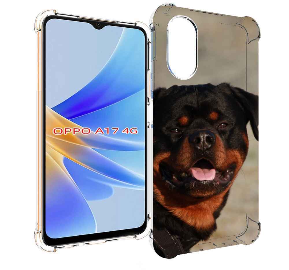 

Чехол MyPads ротвеллер 2 для OPPO A17, Прозрачный, Tocco