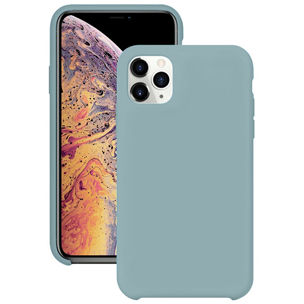 фото Чехол для iphone 11 pro silicon сase ws темно-бирюзовый nobrand