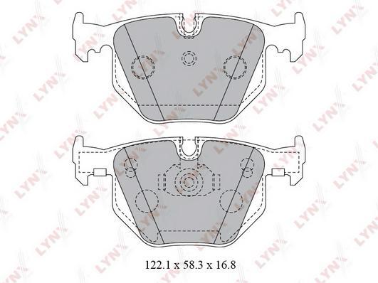 

Тормозные колодки LYNXauto дисковые BD1426