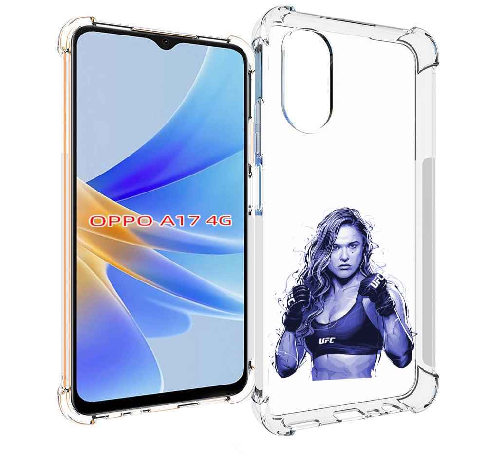 

Чехол MyPads ронда-роузи-юфс для OPPO A17, Прозрачный, Tocco