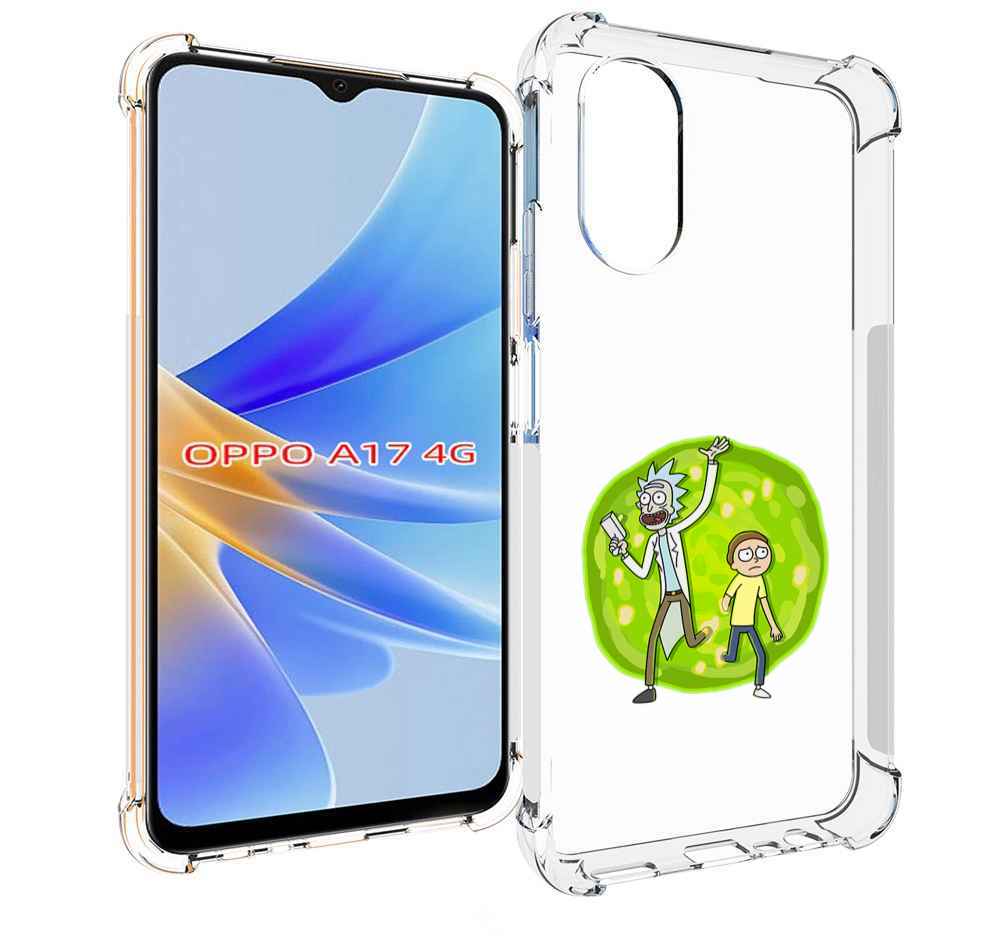 

Чехол MyPads рик-и-морти-в-кружке для OPPO A17, Прозрачный, Tocco