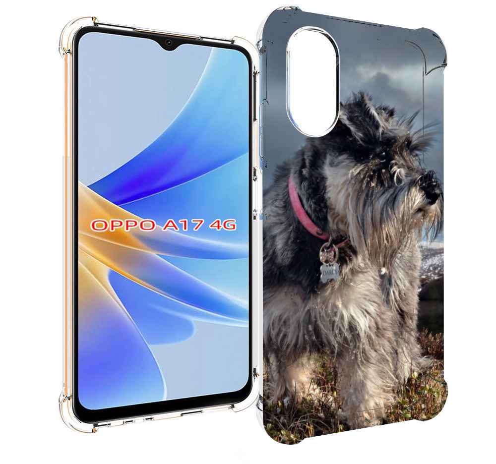

Чехол MyPads ризеншнауцер 2 для OPPO A17, Прозрачный, Tocco