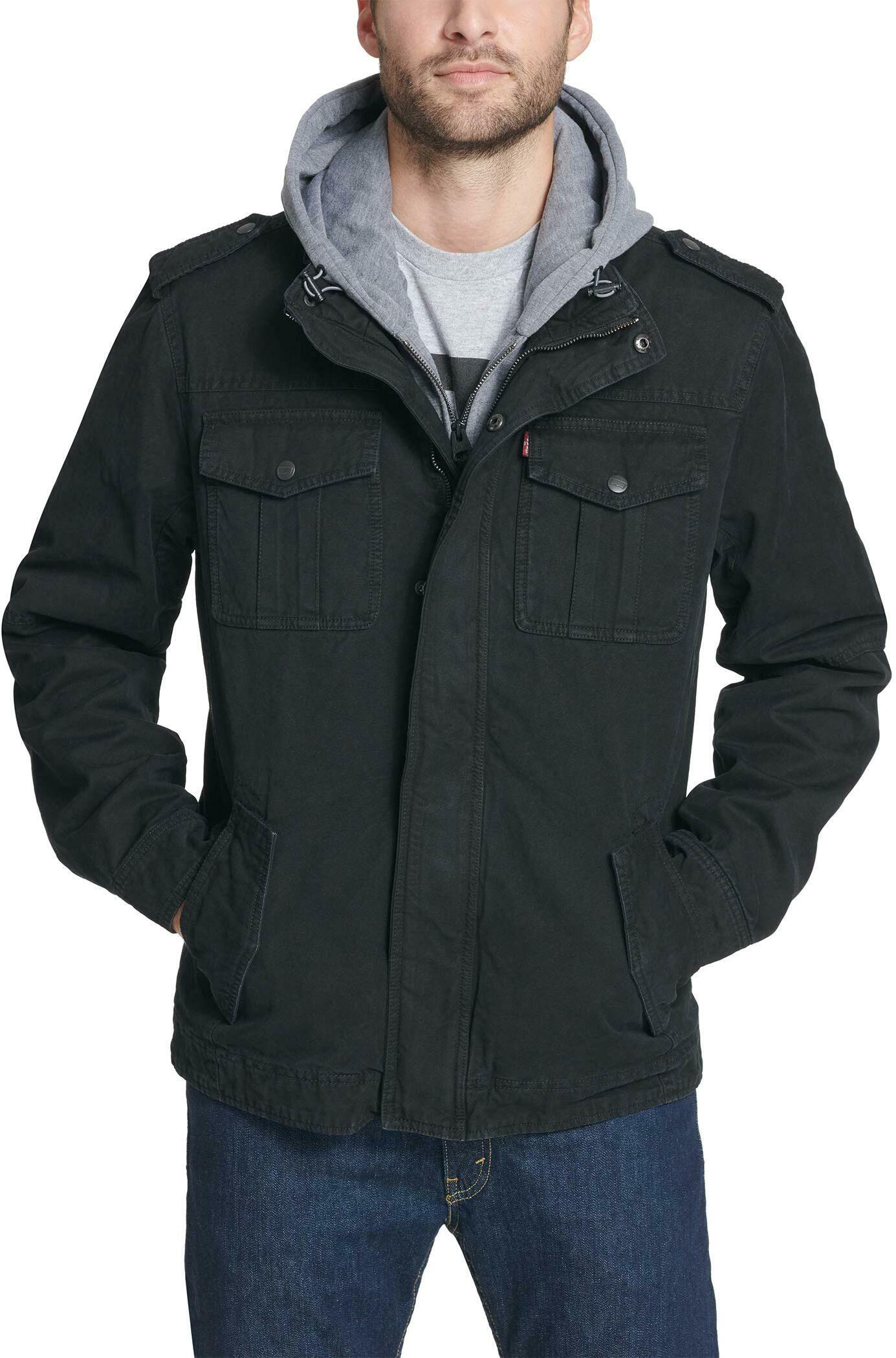 Куртка мужская Levi's LM8RC364-BLK черная 2XL
