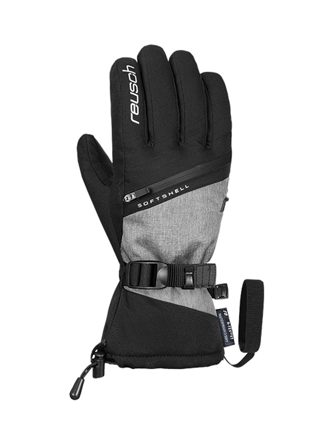 Перчатки Reusch Demi R-Tex Xt Black/Grey Melange (Inch (Дюйм):7)