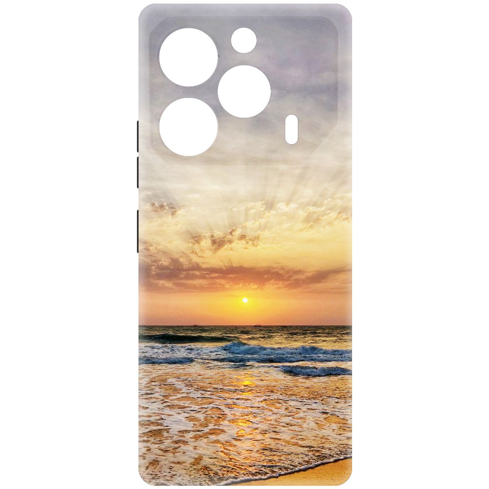 

Чехол-накладка Krutoff Soft Case Индия, Пляжи Гоа для TECNO Pova 6 черный