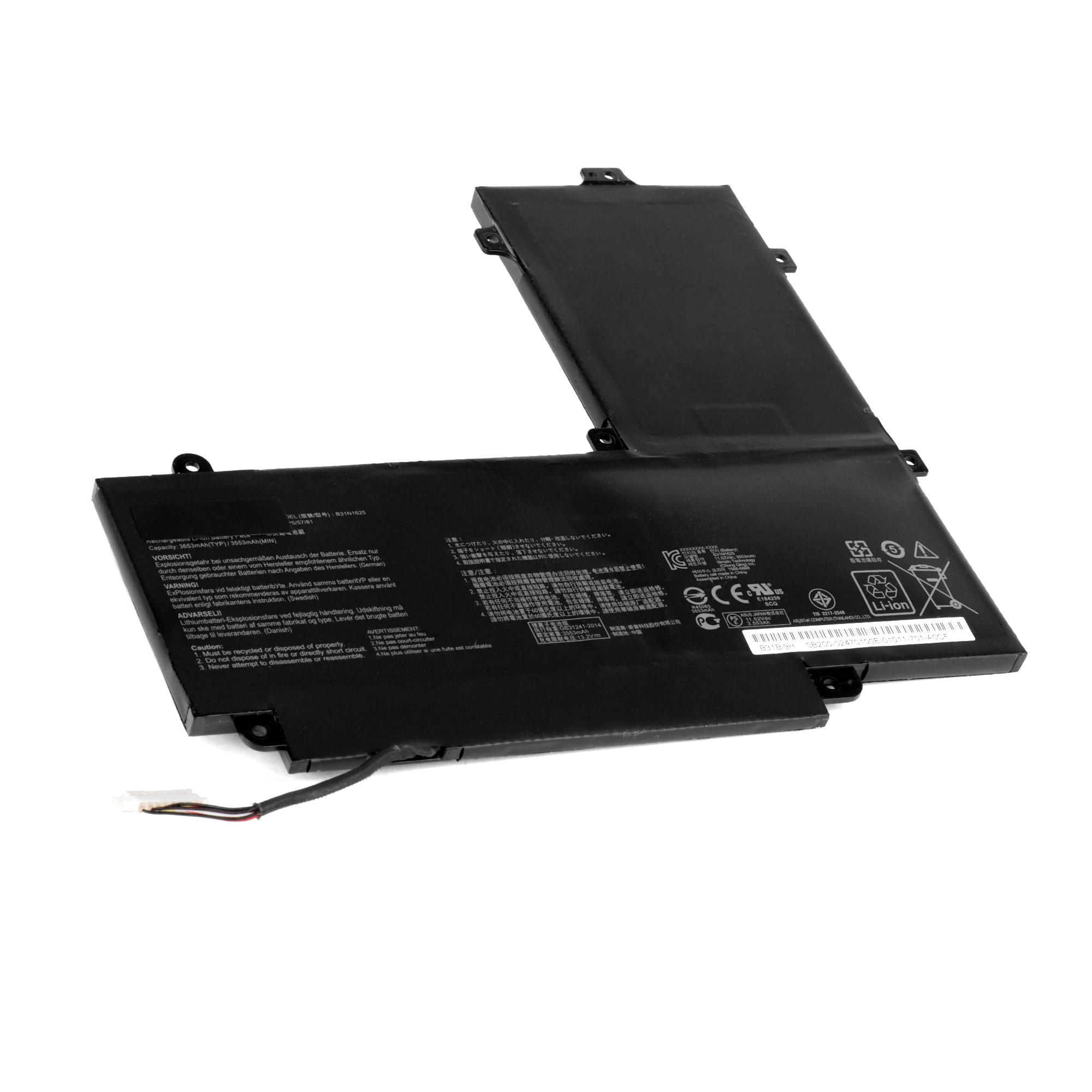 фото Аккумулятор oem для ноутбука asus tp203na (b31n1625)