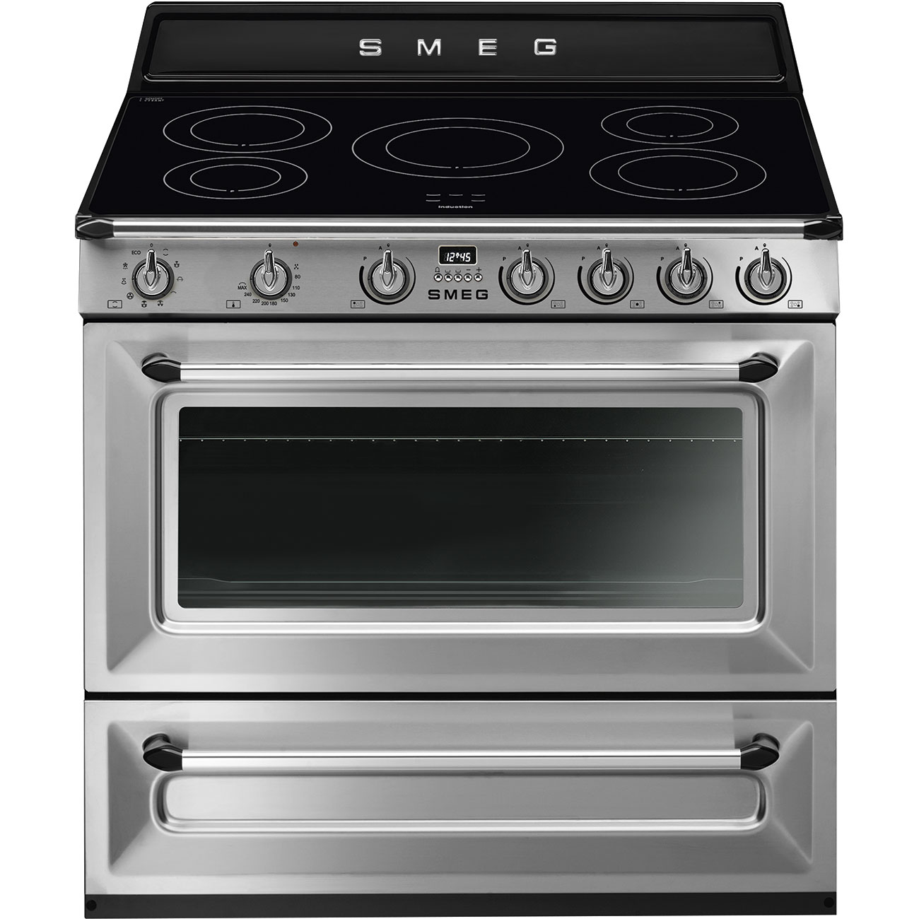 

Индукционный варочный центр Smeg TR90IX9, TR90IX9