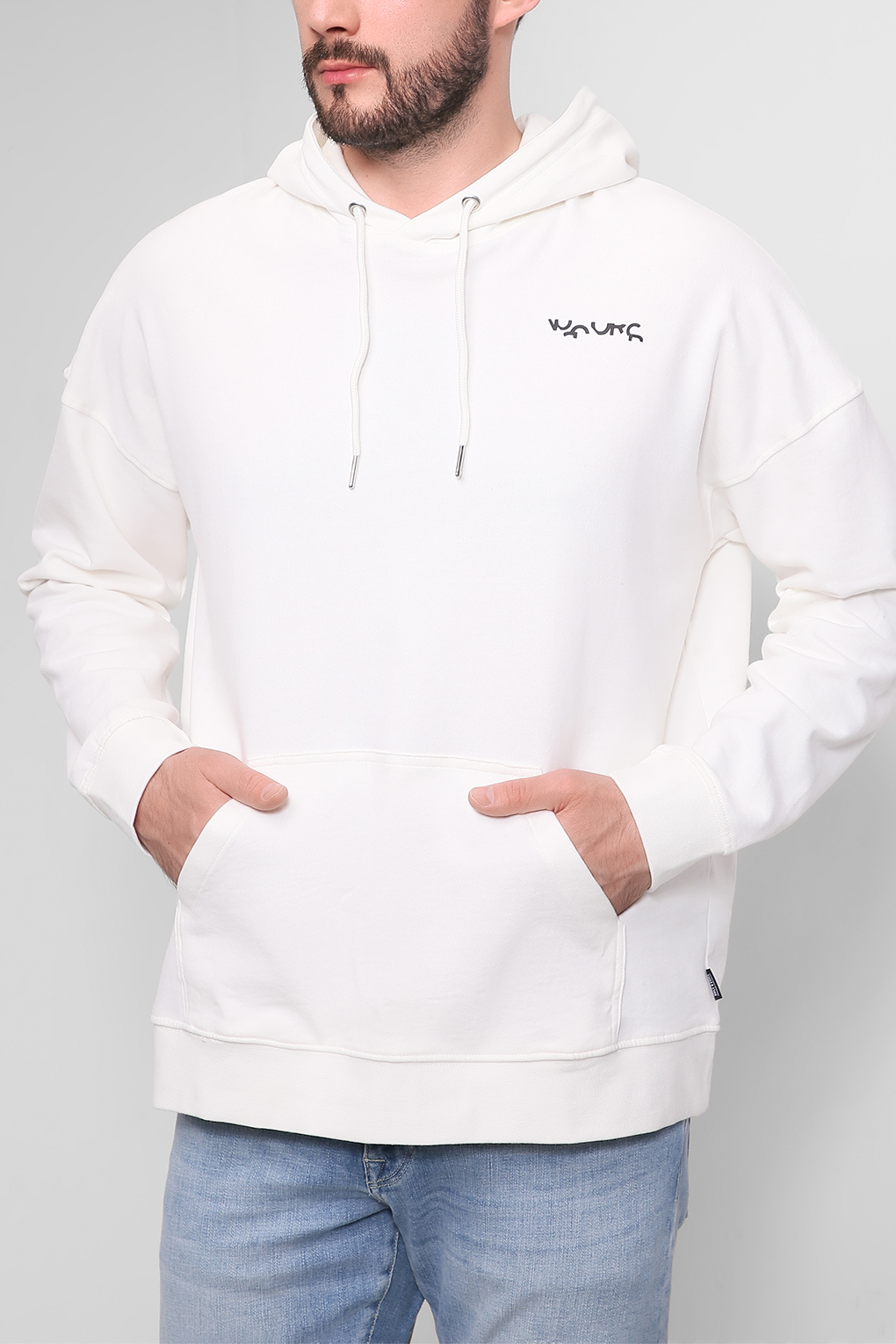 

Худи мужское ONLY & SONS 22021764 белое XL, 22021764