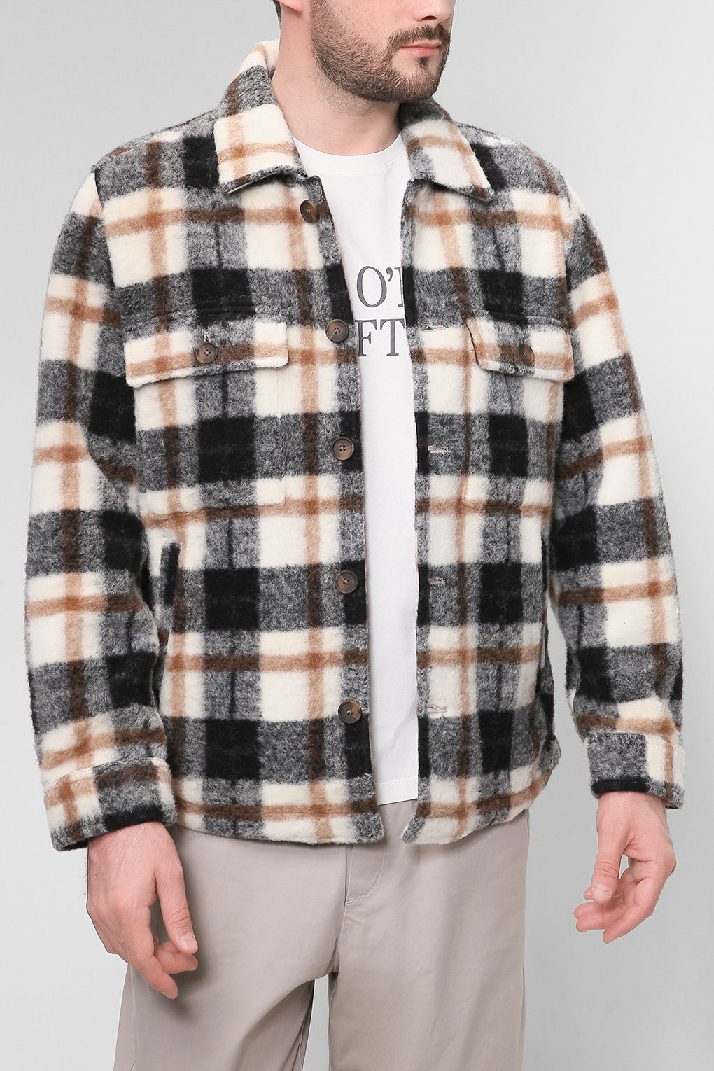 

Рубашка мужская Marc O’Polo 130 7408 42328 разноцветная L, Разноцветный, 130 7408 42328