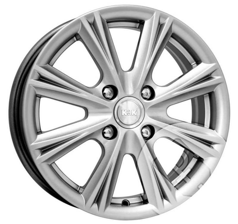 

Колесный диск K&K Аттика (КС561) (S) 5.5xR14 ET35 4*98 D58.6, Серебристый