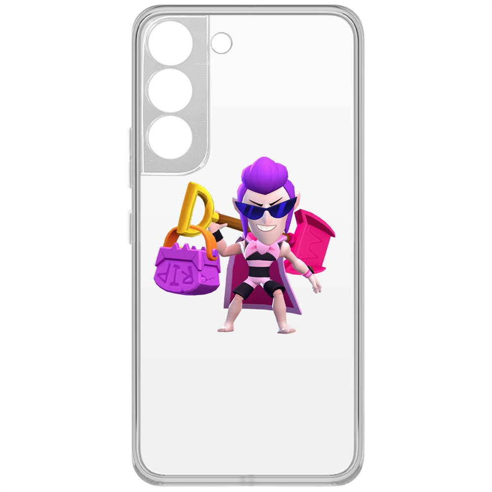Чехол-накладка Brawl Stars-Пляжный Мортис для Samsung Galaxy S22