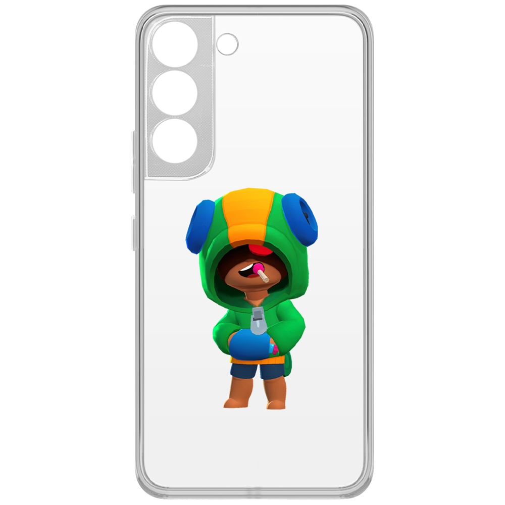 Чехол-накладка Brawl Stars-Леон для Samsung Galaxy S22