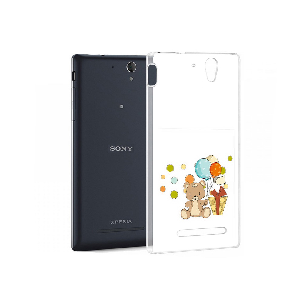 

Чехол MyPads Tocco для Sony Xperia C5 Ultra медвеженок с подарком (PT16261.253.470), Прозрачный, Tocco