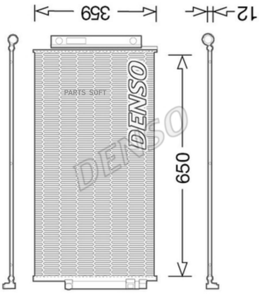 

Конденсор Кондиционера Fiat 500 Denso dcn09047