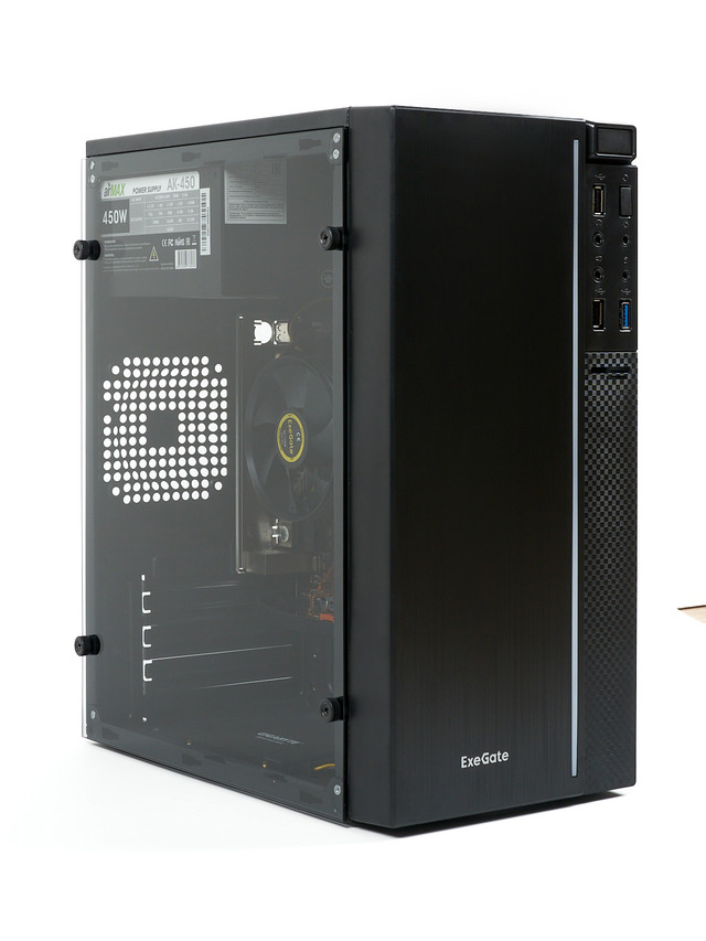 Системный блок TREIDCOMPUTERS Intel Core I5 4570, SSD 240 ГБ, RAM 8 Гб, Black