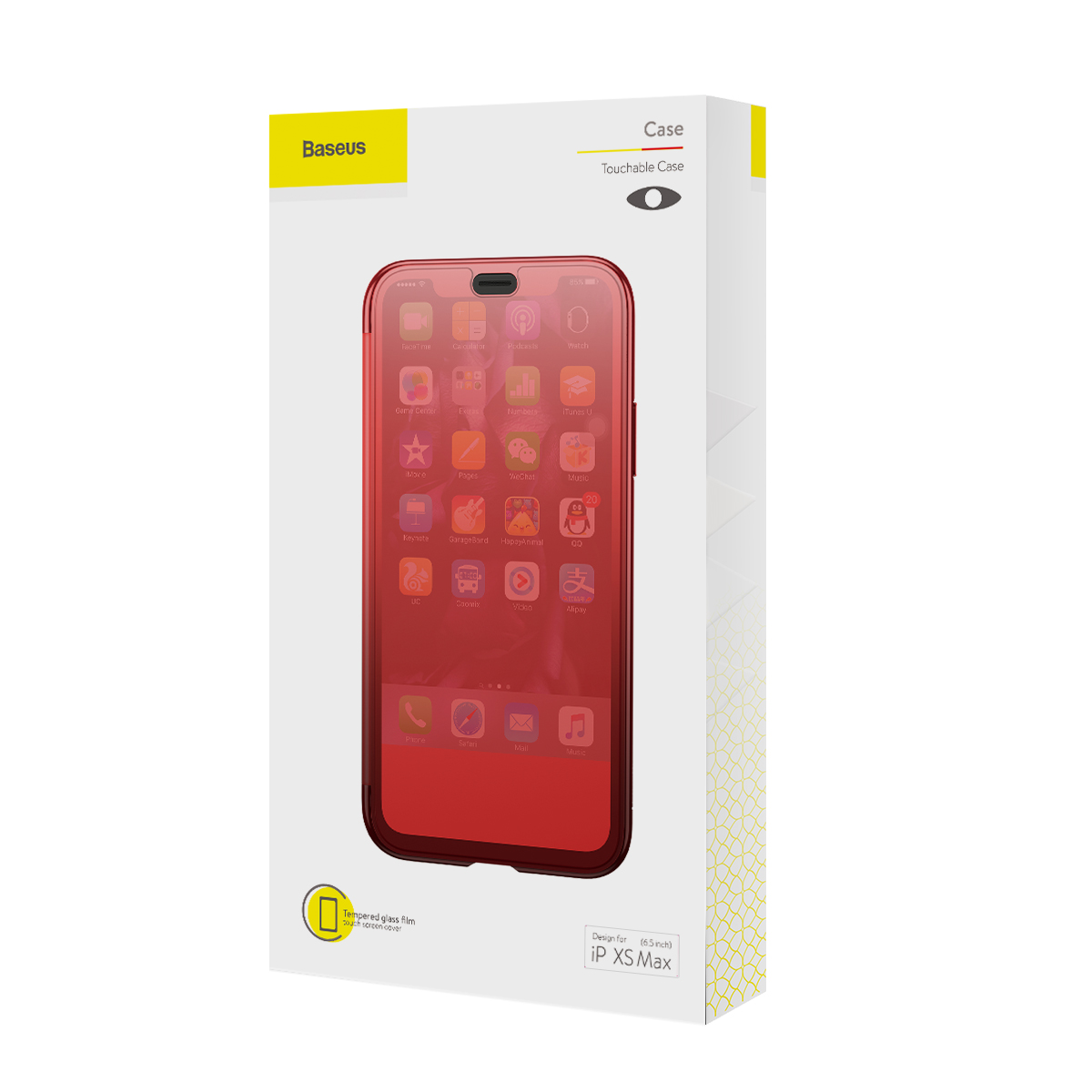 

Накладка iPhone XS Max 6.5" Touchable Baseus Red, Красный