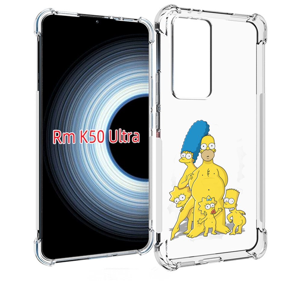 

Чехол MyPads семья-симпсонов для Xiaomi 12T / Redmi K50 Ultra, Прозрачный, Tocco
