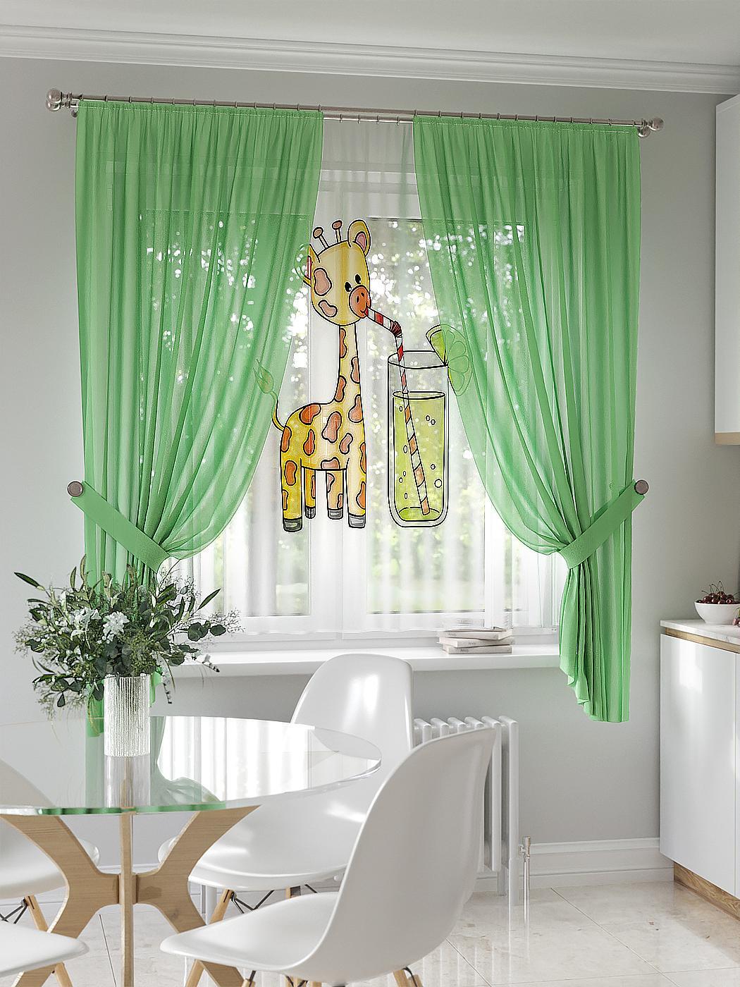 

Комплекты штор AT HOME Гриофитис высота 180 см, ширина 145 см, Белый, 550062