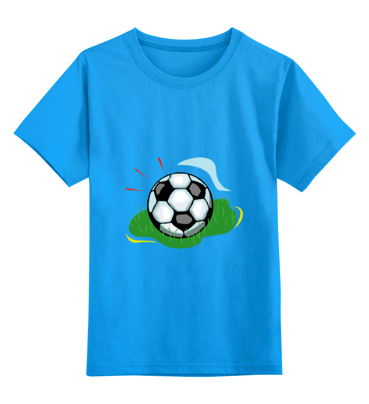 Детская футболка классическая унисекс Printio Я люблю футбол