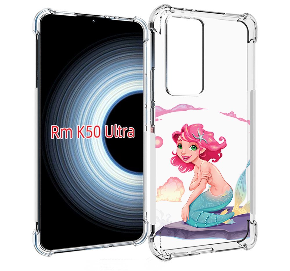 

Чехол MyPads русалочка для Xiaomi 12T / Redmi K50 Ultra, Прозрачный, Tocco