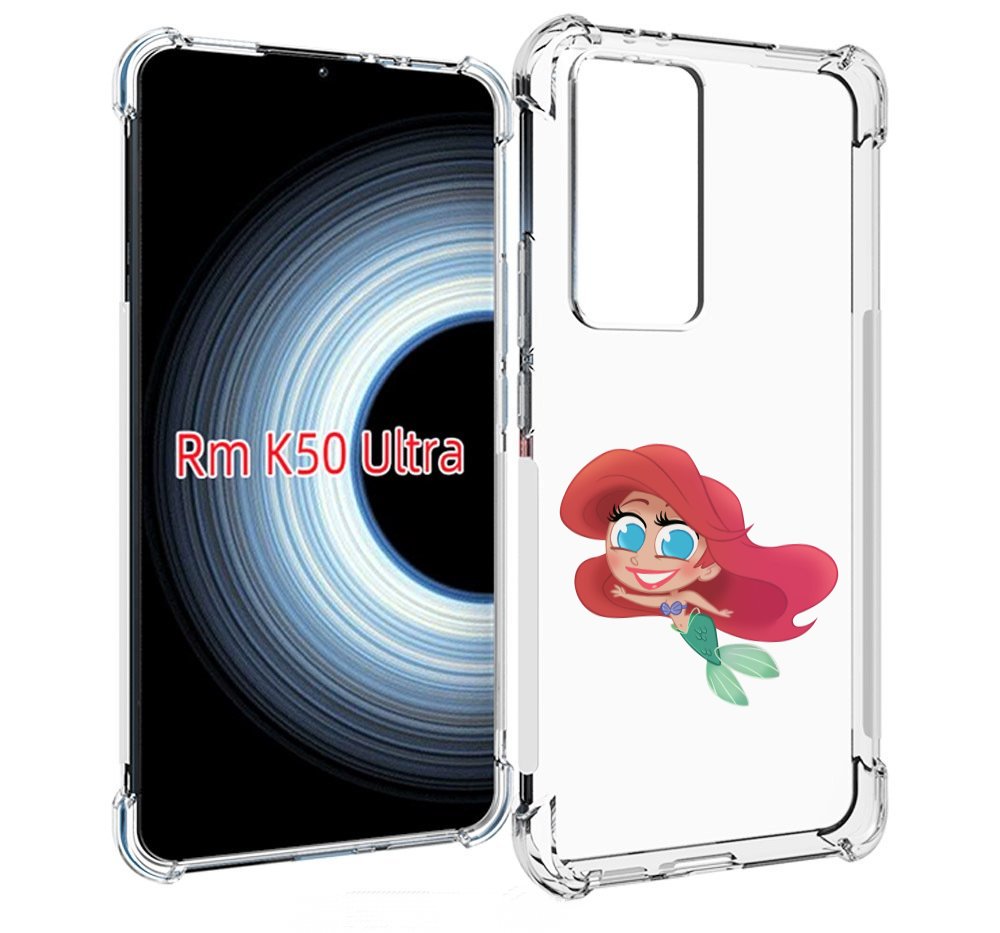 

Чехол MyPads русалка-мулатка для Xiaomi 12T / Redmi K50 Ultra, Прозрачный, Tocco
