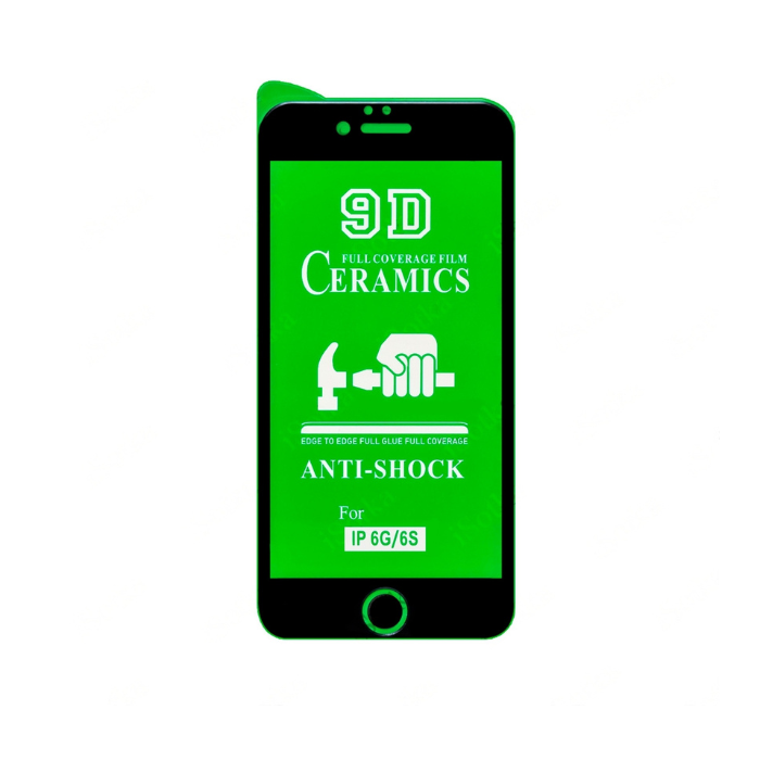 

Защитное стекло Ceramics iPhone 6/6s Full (черный), Ceramics iPhone 6 / 6s FULL