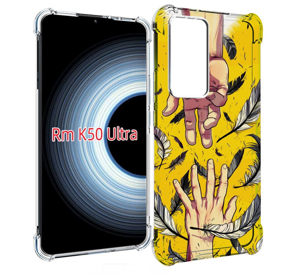 

Чехол MyPads рука-в-руку для Xiaomi 12T / Redmi K50 Ultra, Прозрачный, Tocco