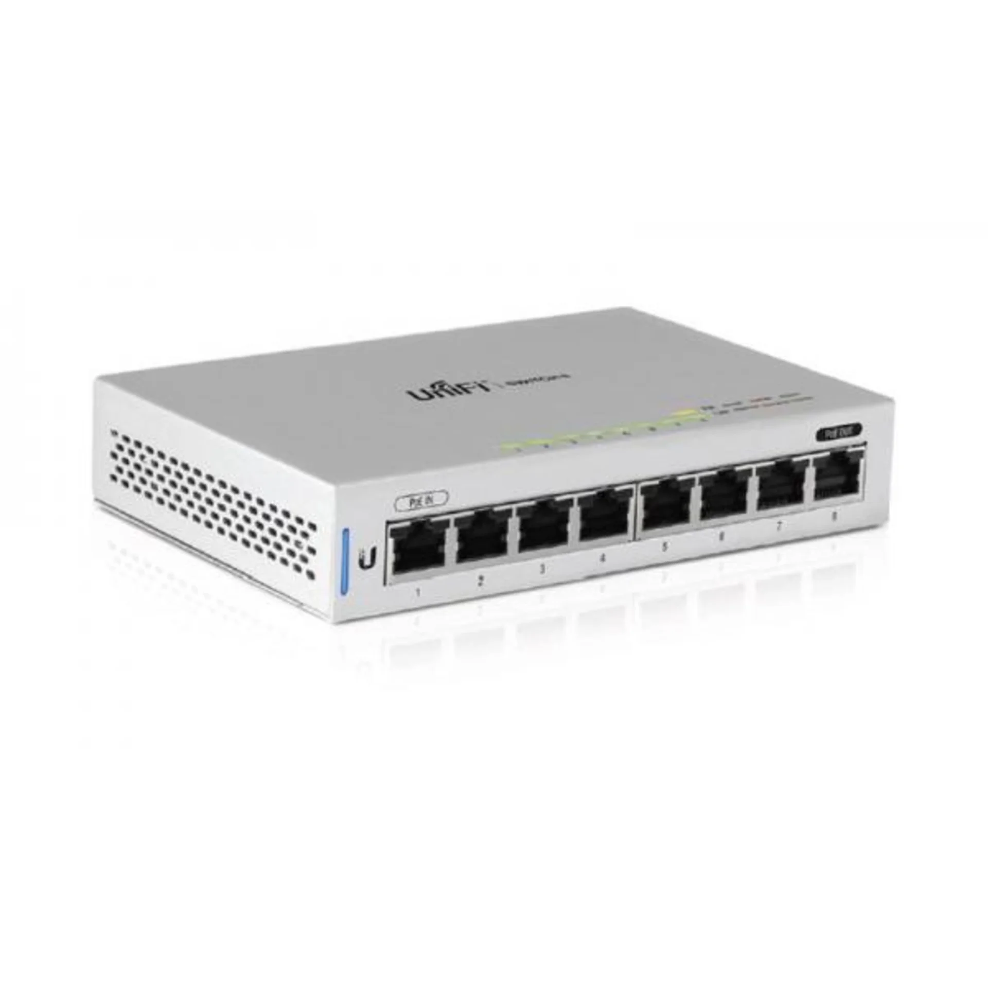 

Коммутатор Ubiquiti UniFi Switch US-8-60W US-8-60W серебристый, UniFi Switch US-8-60W