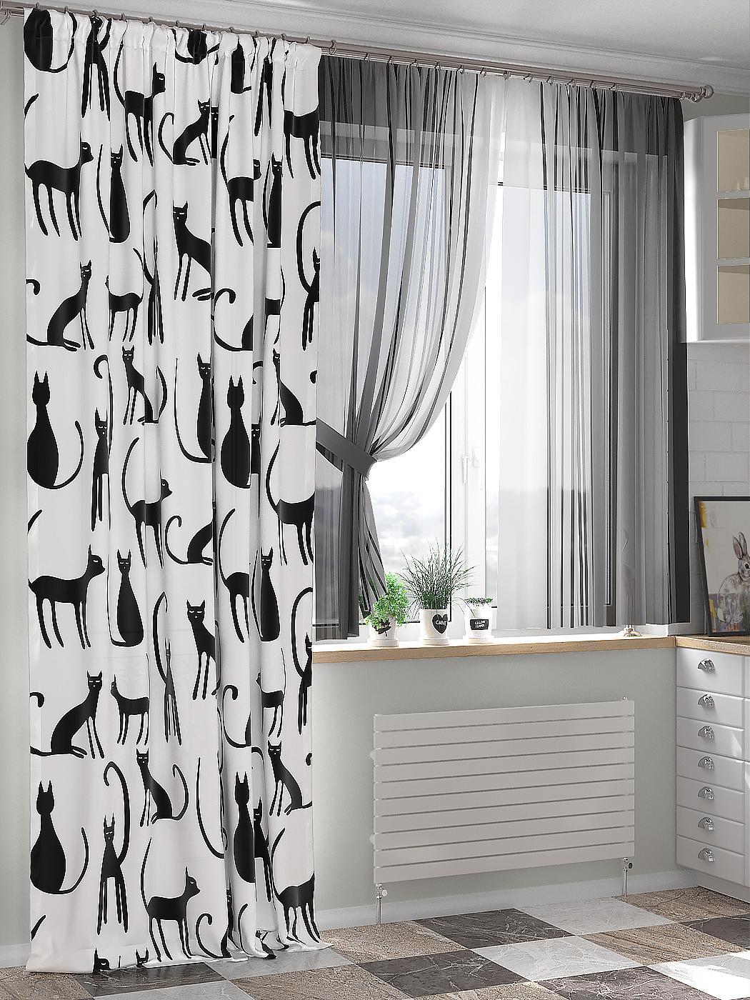 

Комплекты штор AT HOME Рикантвис высота 240 см, ширина 150 см, Белый, 549031