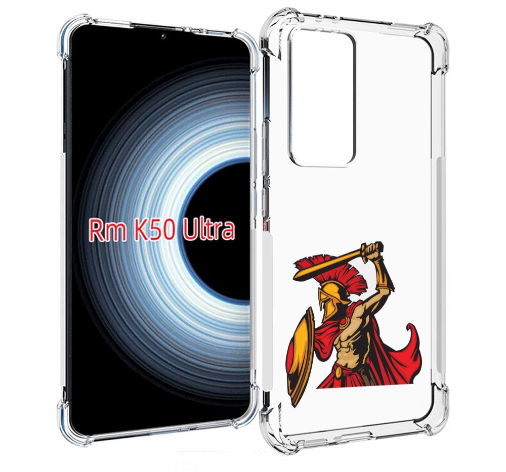 

Чехол MyPads римский-воин для Xiaomi 12T / Redmi K50 Ultra, Прозрачный, Tocco
