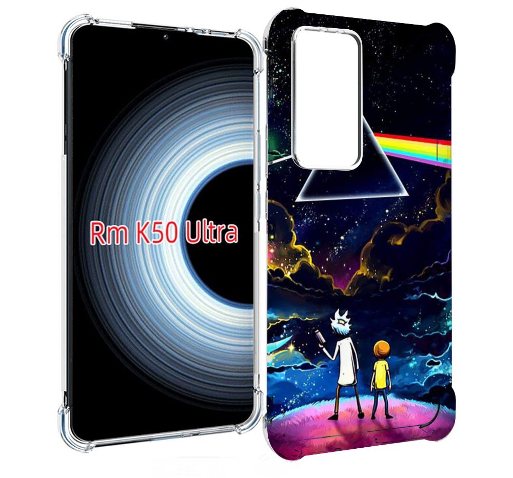 

Чехол MyPads рик и морти в космосе для Xiaomi 12T / Redmi K50 Ultra, Прозрачный, Tocco