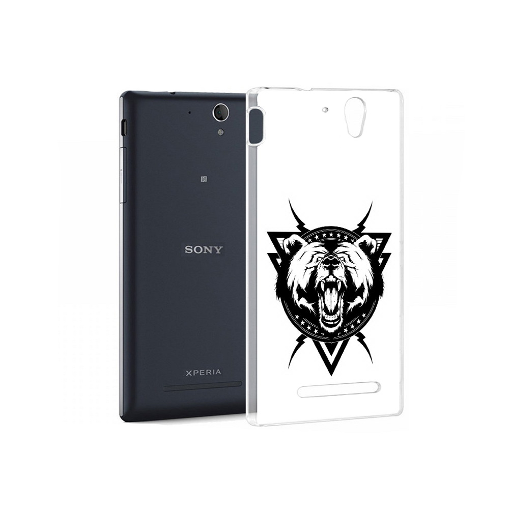 

Чехол MyPads Tocco для Sony Xperia C5 Ultra медведь в треугольнике (PT16261.253.464), Прозрачный, Tocco