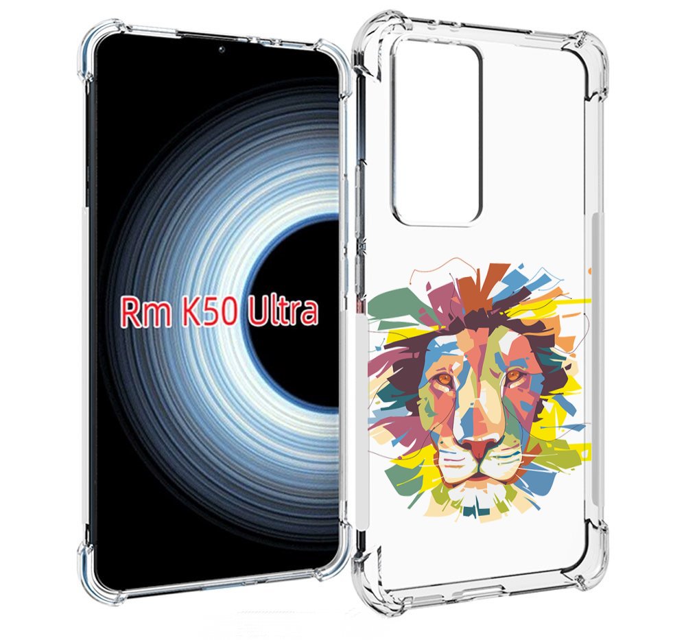 

Чехол MyPads разноцветный-лев детский для Xiaomi 12T / Redmi K50 Ultra, Прозрачный, Tocco