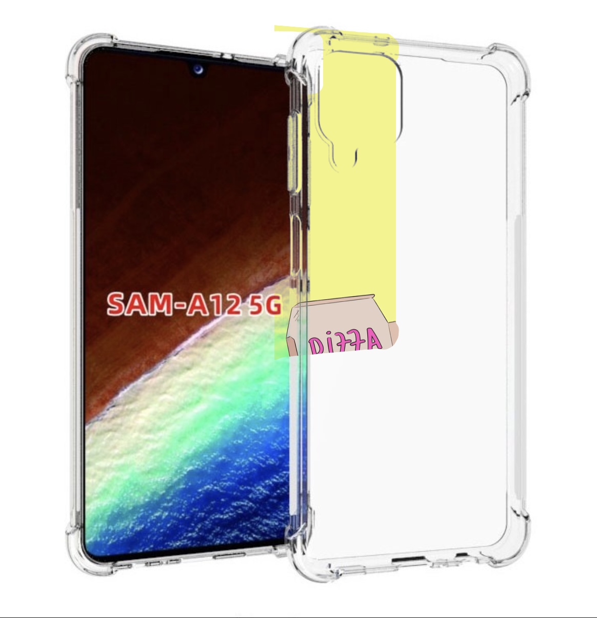 

Чехол MyPads королева-пиццы женский для Samsung Galaxy A12 (SM-A125F) 2020/21, Прозрачный, Tocco