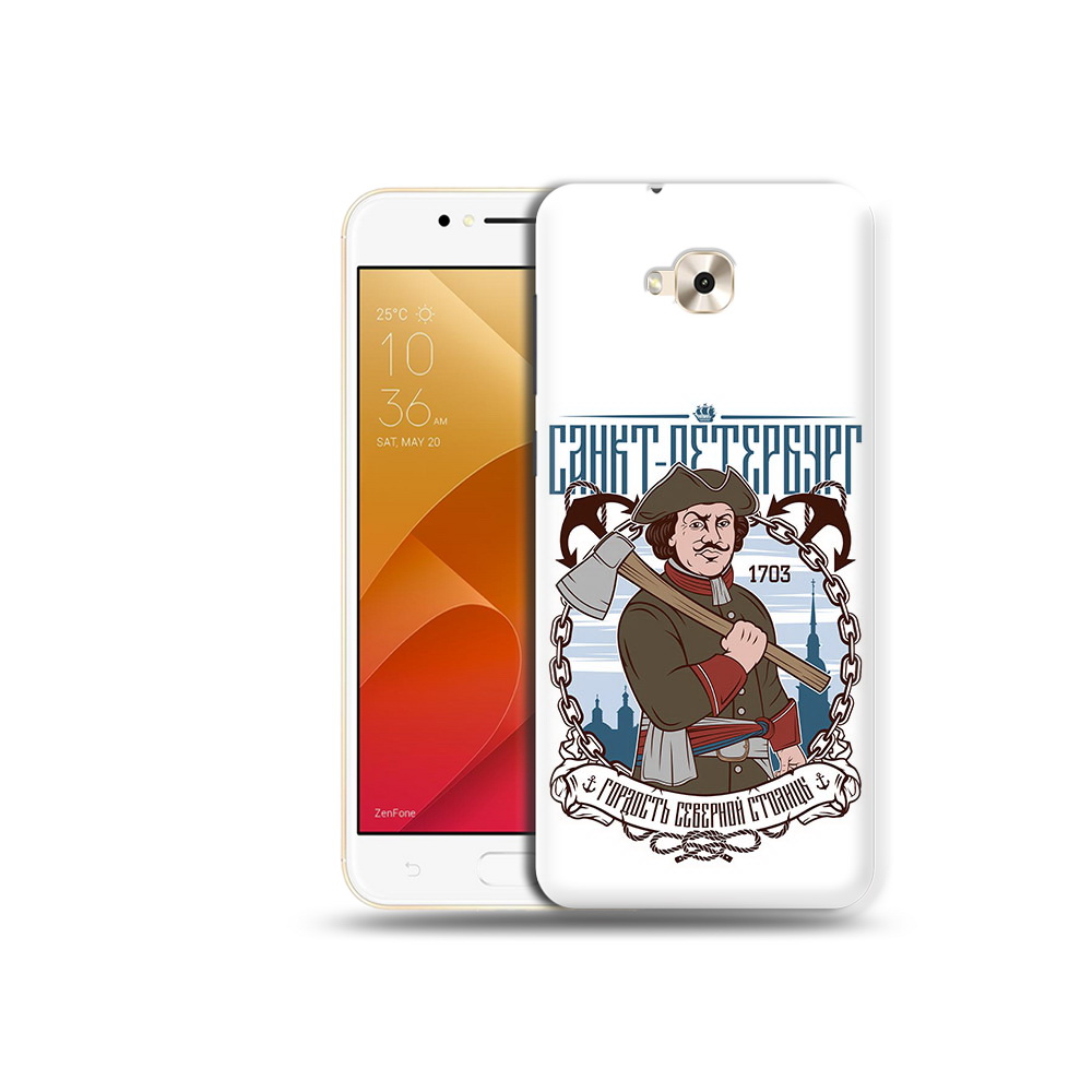 

Чехол MyPads Tocco для Asus ZenFone Live (ZB501KL) Петр первый (PT109094.653.134), Tocco