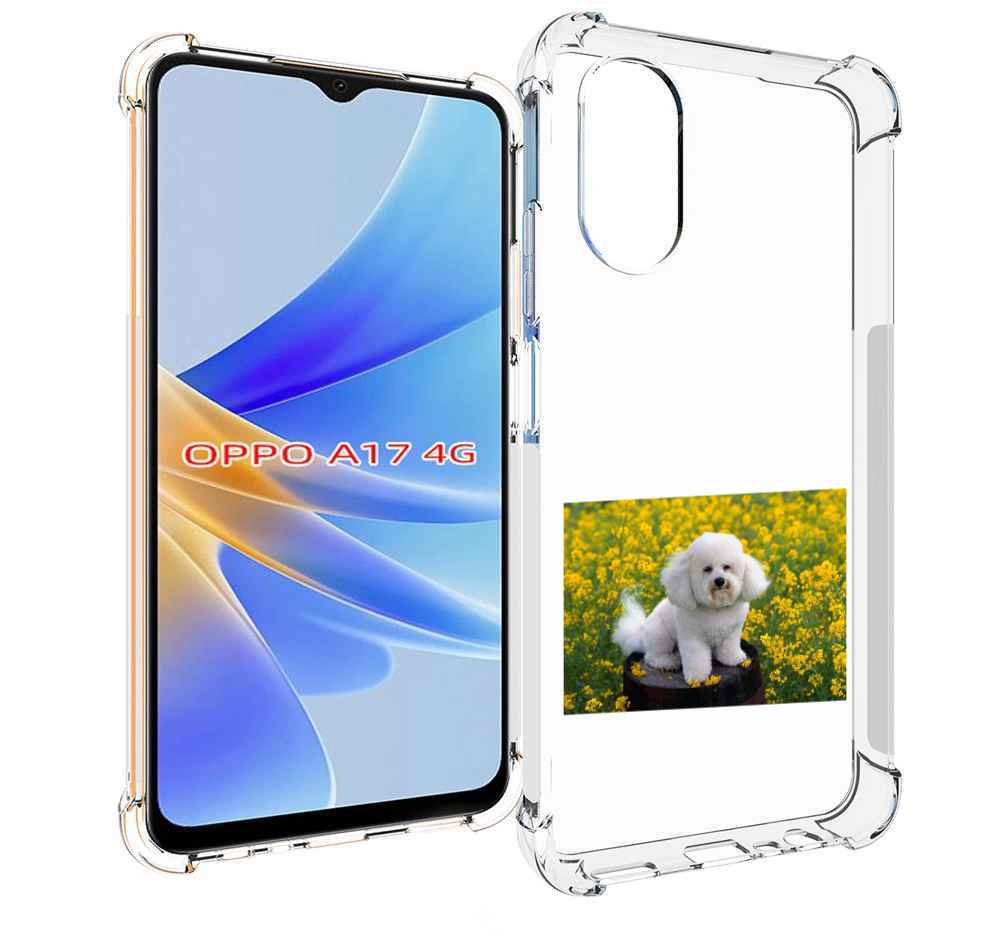 

Чехол MyPads пудель белыи для OPPO A17, Прозрачный, Tocco