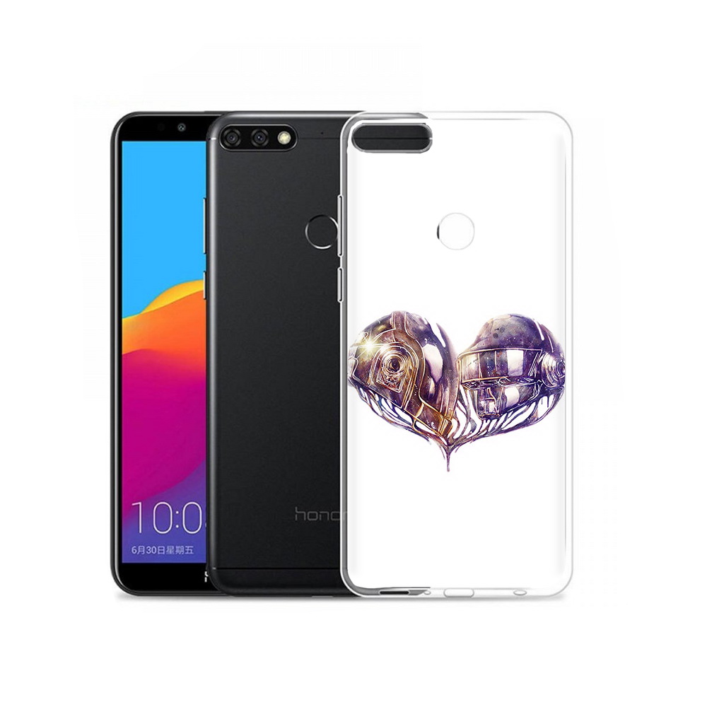 

Чехол MyPads Tocco для Honor 7C Pro сердце абстракция (PT113786.47.596), Прозрачный, Tocco