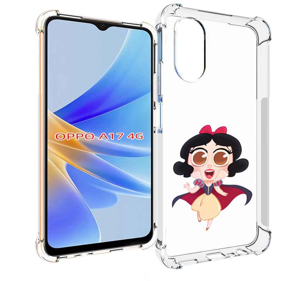 

Чехол MyPads принцеска-нарисованная женский для OPPO A17, Прозрачный, Tocco
