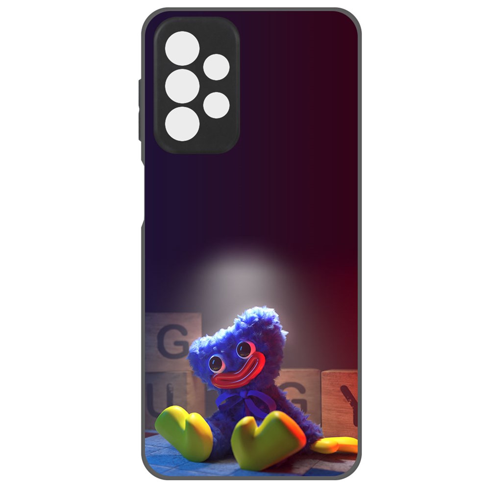 

Чехол-накладка Софт Хаги Ваги игрушка для Samsung Galaxy A23 (A235), Черный