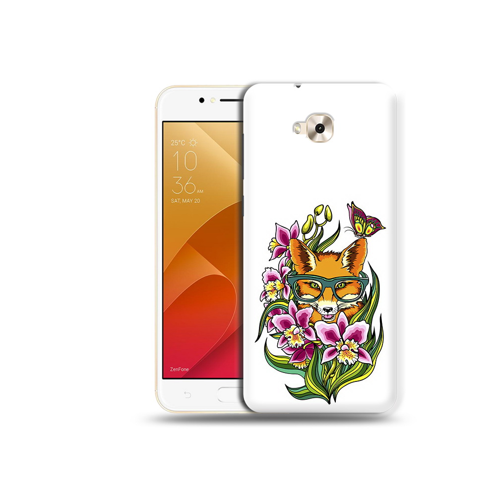 

Чехол MyPads Tocco для Asus ZenFone Live (ZB501KL) Лиса в цветах (PT109094.653.108), Tocco