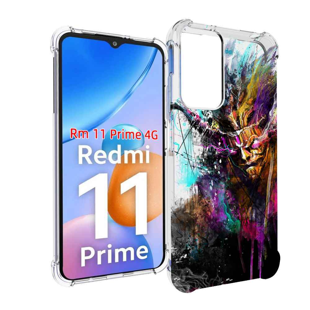 

Чехол MyPads яркий дьявол для Xiaomi Redmi 11 Prime 4G, Прозрачный, Tocco