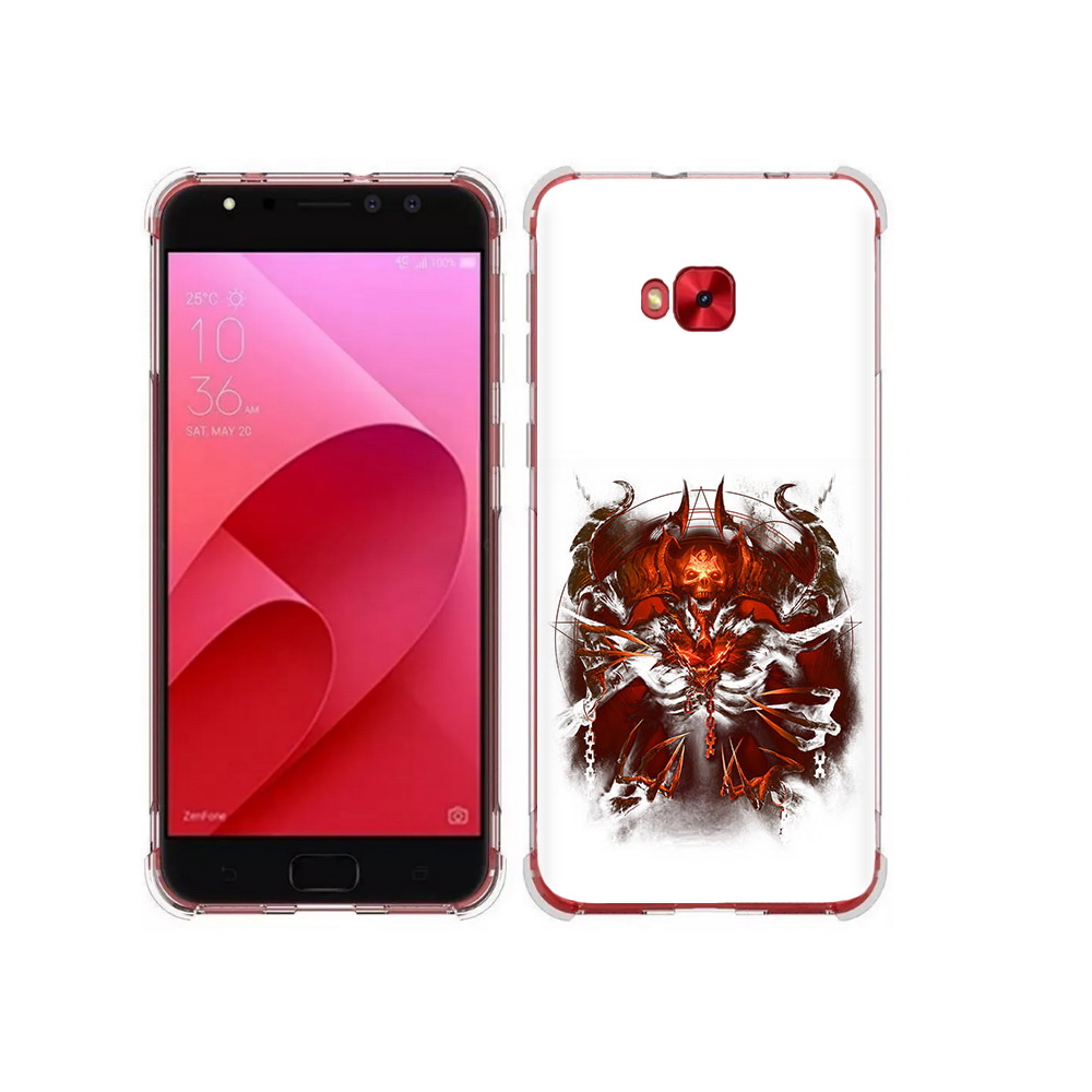 

Чехол MyPads Tocco для Asus ZenFone 4 Selfie яркий демон (PT76274.652.708), Прозрачный, Tocco